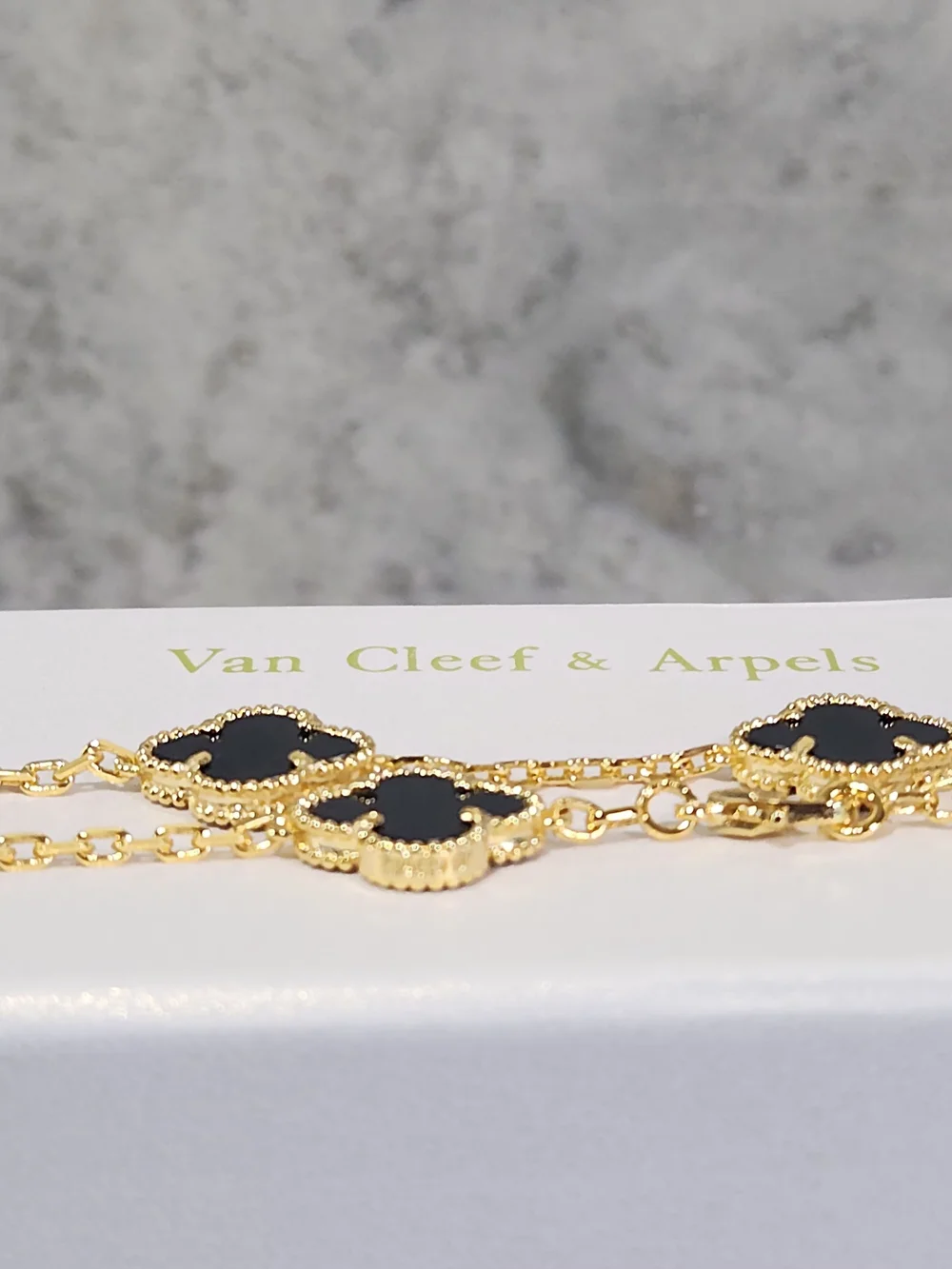 Van Cleef & Arpels Vintage Alhambra Black Onyx Bracelet✨️
